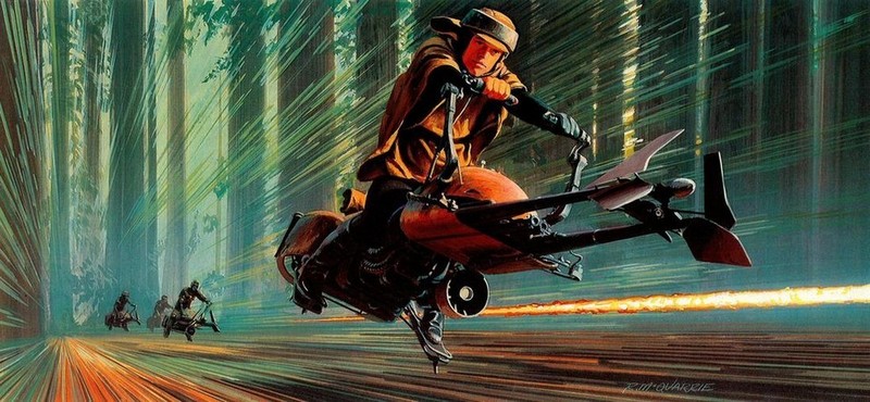 Ilustraciones originales de la película Star Wars