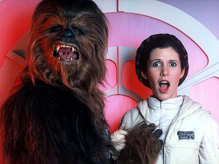 Fotografía del rodaje de Star Wars