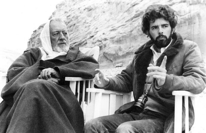 Fotografía del rodaje de Star Wars