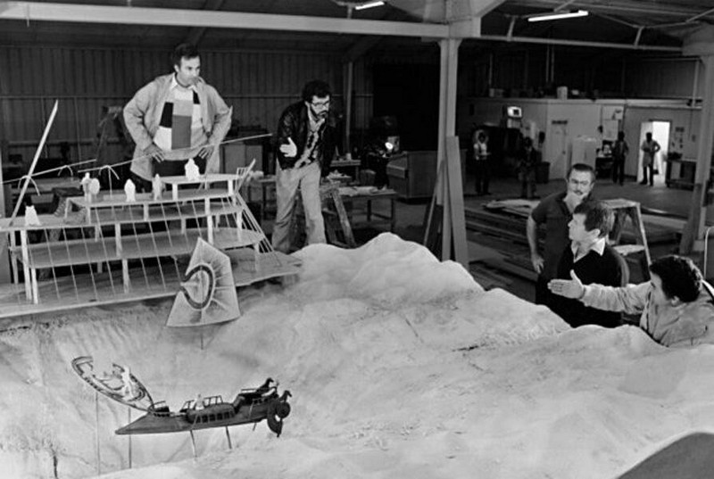 Fotografía del rodaje de Star Wars