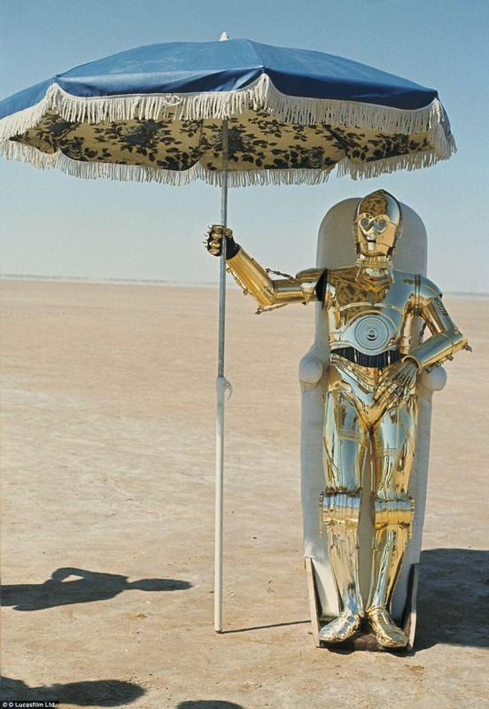 Fotografía del rodaje de Star Wars