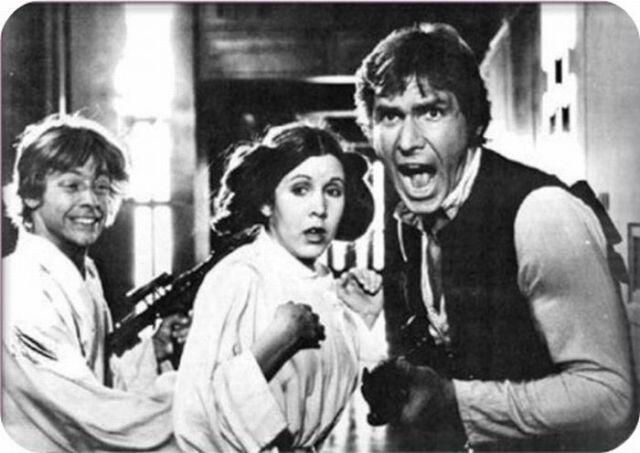 Fotografía del rodaje de Star Wars