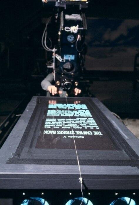 Fotografía del rodaje de Star Wars
