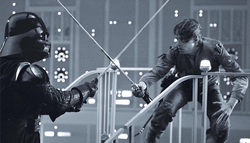 Fotografía del rodaje de Star Wars