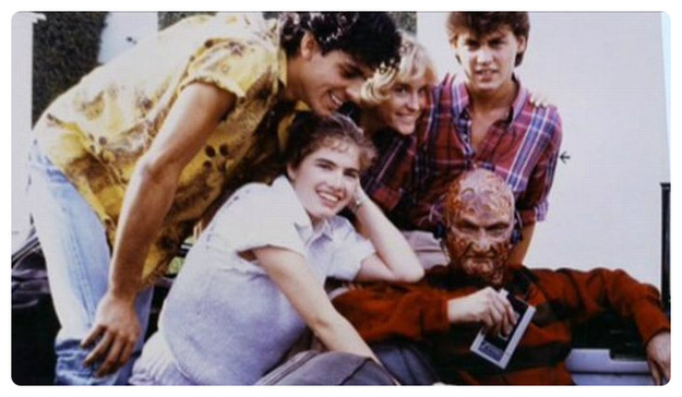 4 Freddie Krueger hung out with the kids during the day