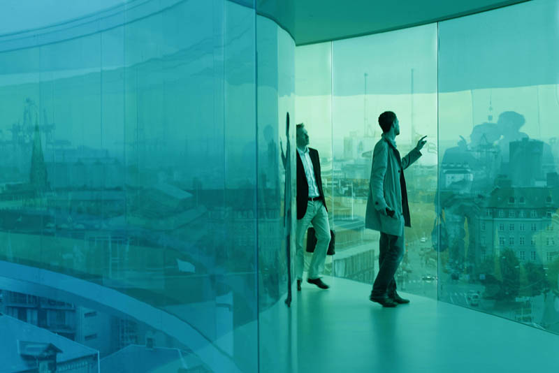 "Your Rainbow Panorama" de Olafur Eliasson