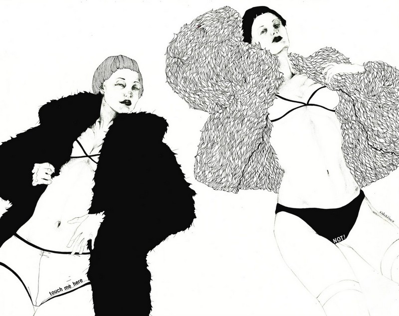 kaethe butcher ilustracion erotica