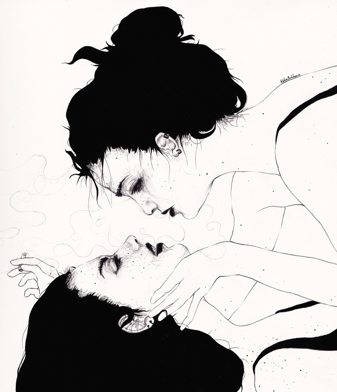 kaethe butcher ilustracion erotica