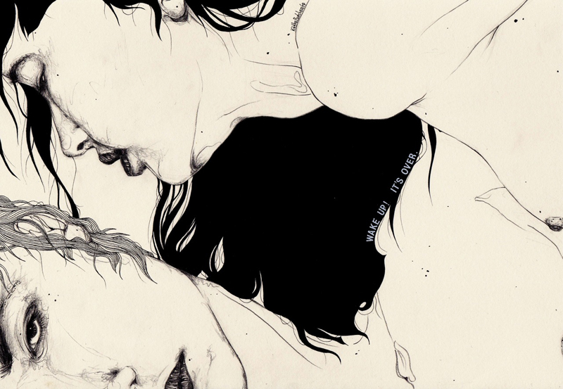 kaethe butcher ilustracion erotica