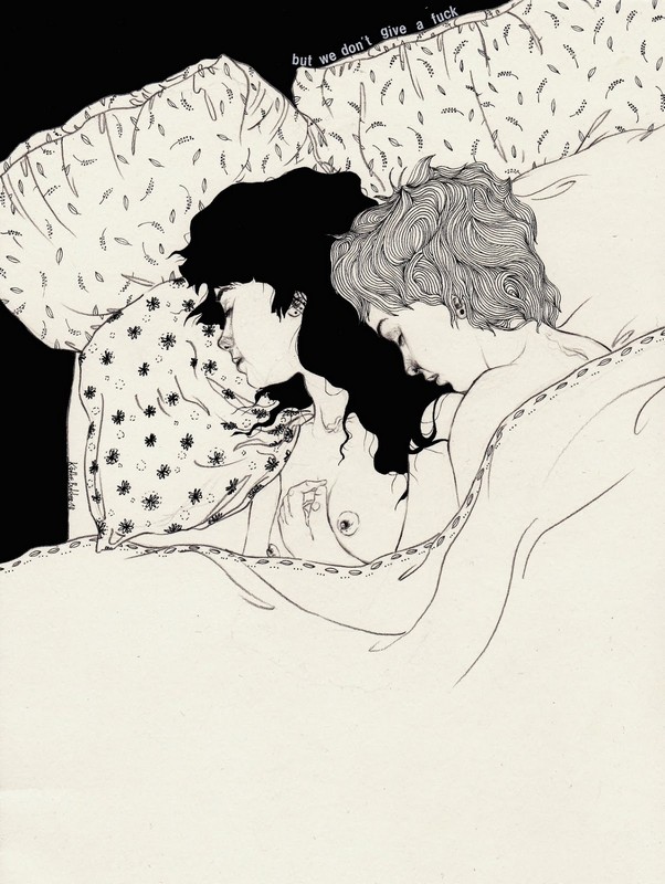kaethe butcher ilustracion erotica