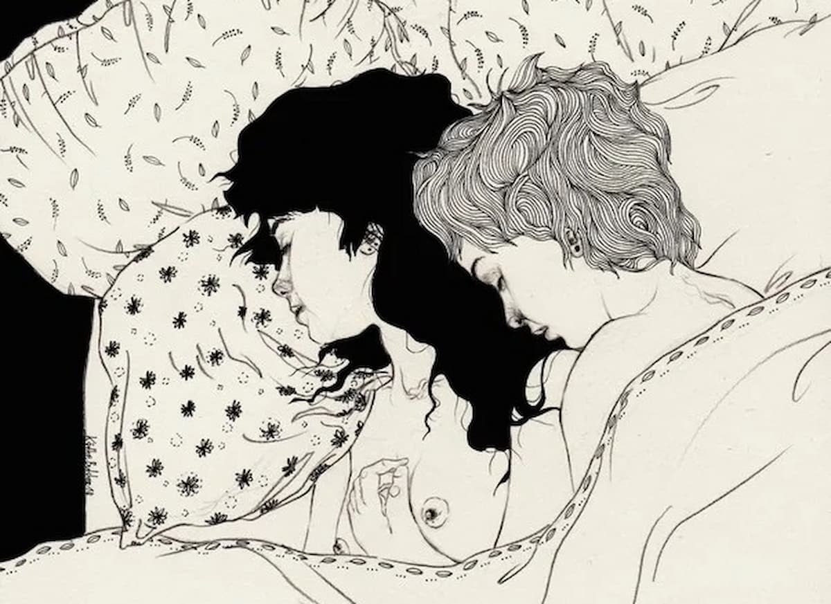 El corazón de la oscuridad: ilustraciones eróticamente explícitas