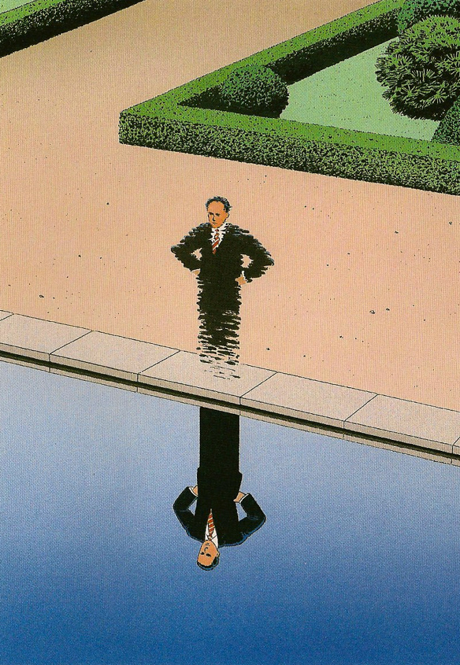 Ilustración de Guy Billout