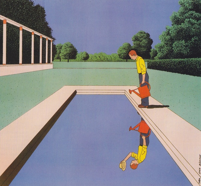 Ilustración de Guy Billout