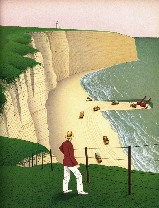 Ilustración de Guy Billout