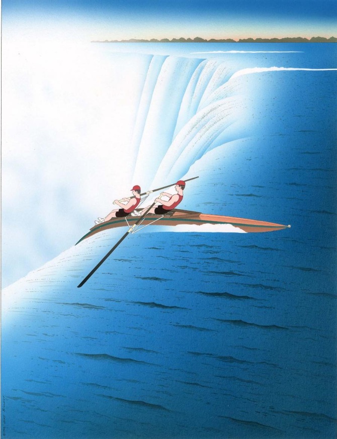 Ilustración de Guy Billout