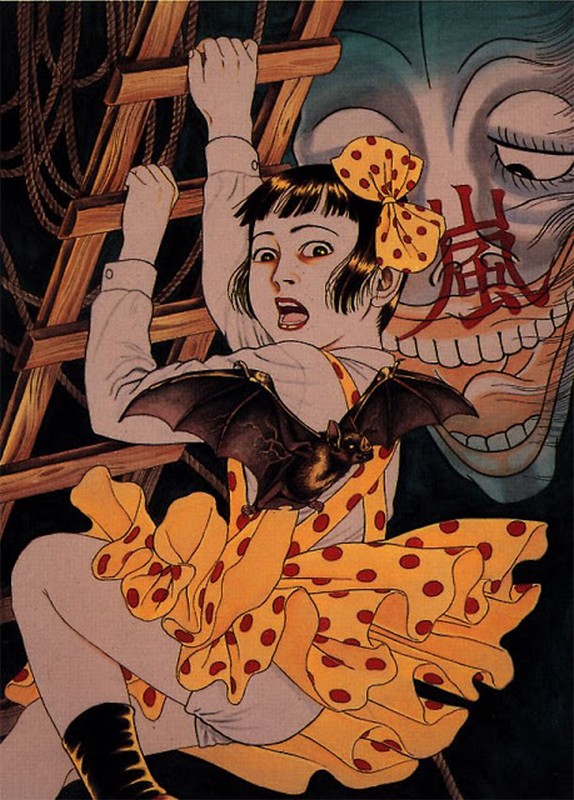 Ilustraciones de Suehiro Maruo.