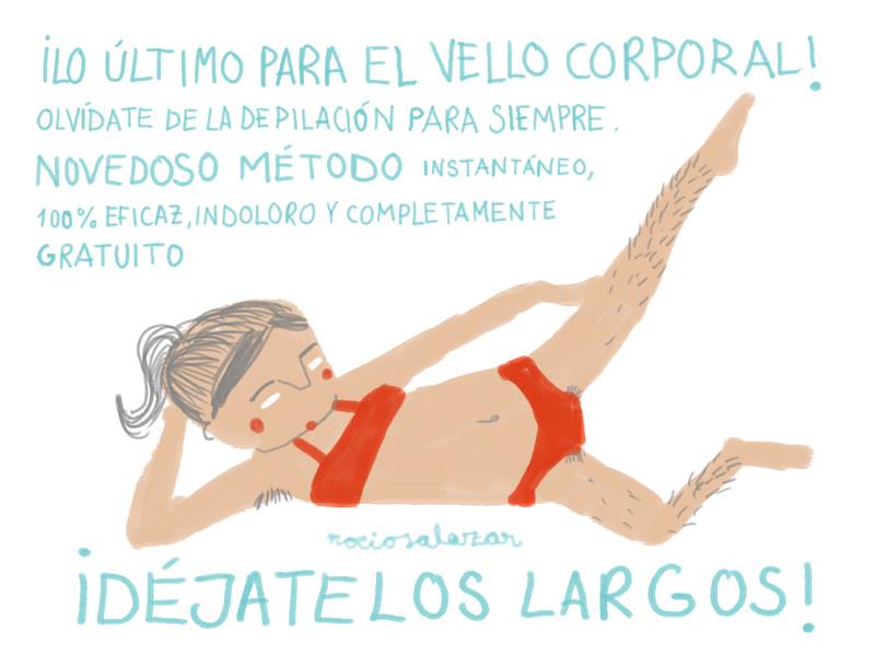Rocio Salazar depilar Cultura Inquieta Ilustracion2