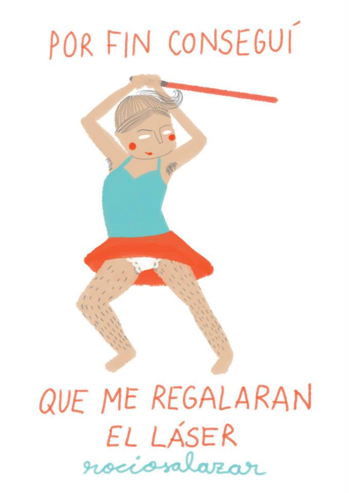 Rocio Salazar depilar Cultura Inquieta Ilustracion7
