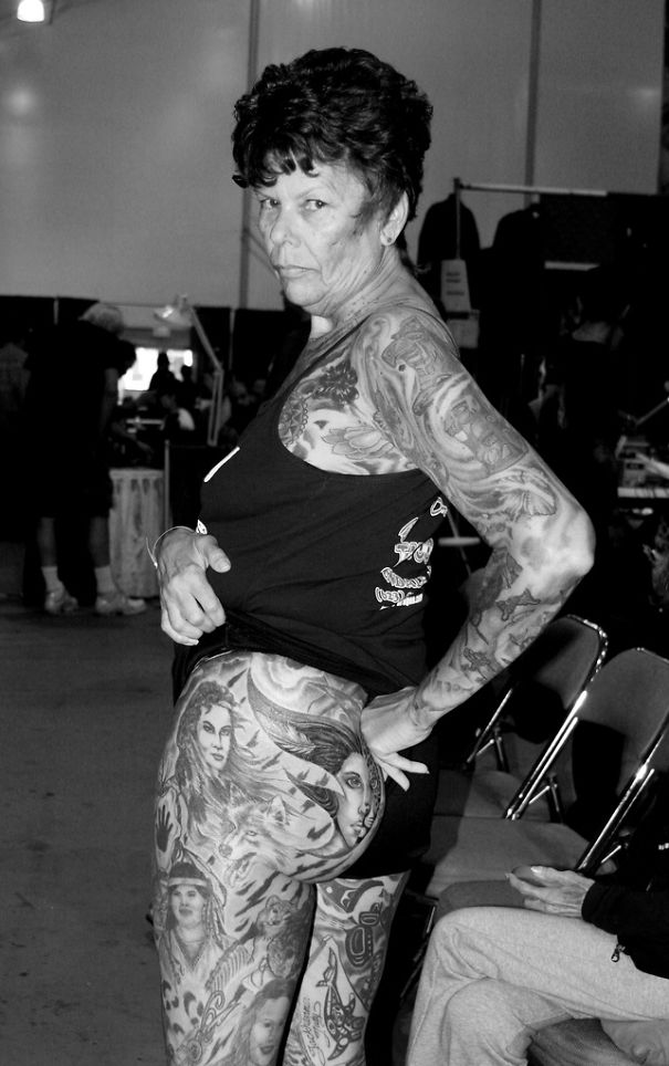Tattoo tatuaje old people elder Cultura Inquieta7