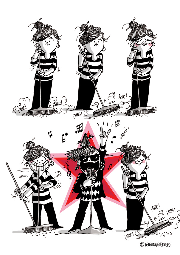 Ilustración de Agustina Guerrero.