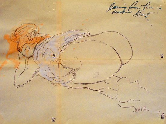 Dibujo de Gustav Klimt