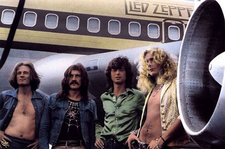 Led Zeppelin private jet