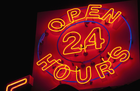 NY open 24 hours