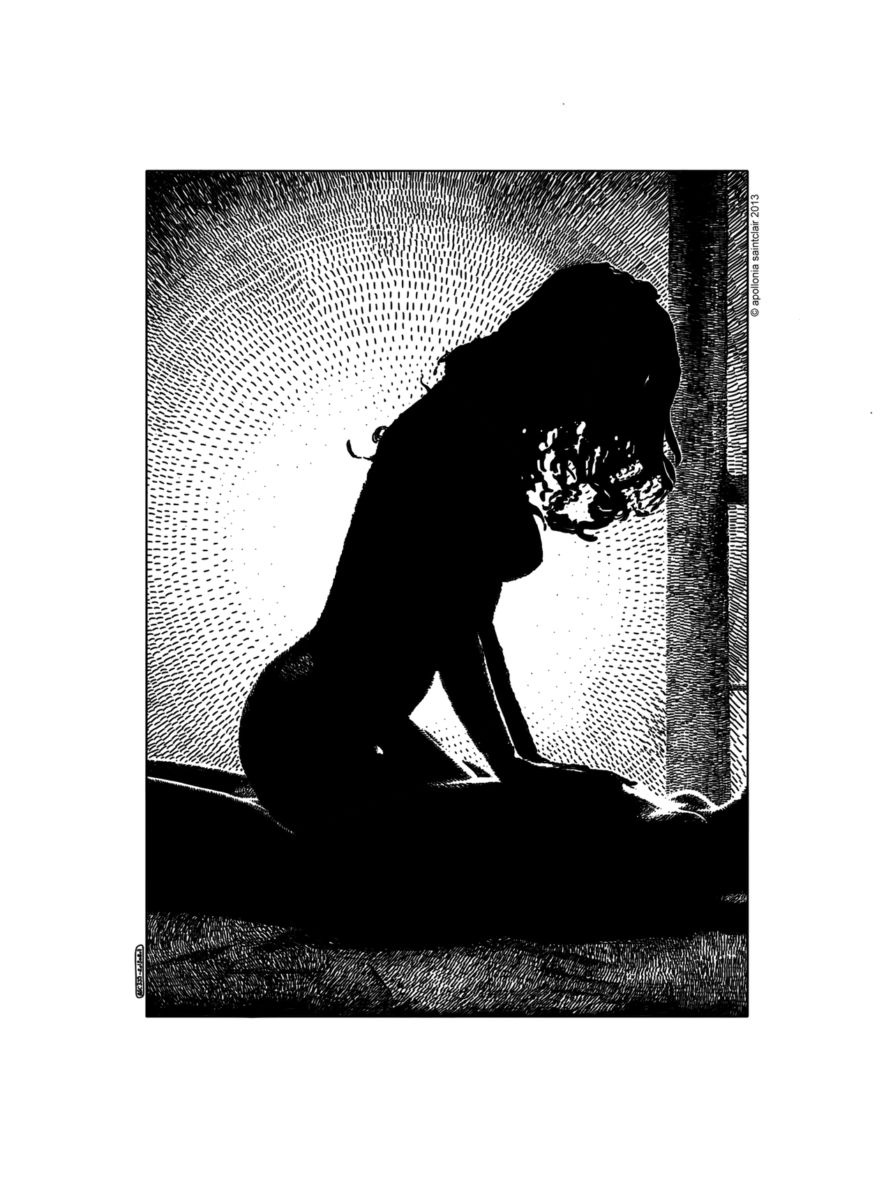 Los estimulantes trabajos eróticos en blanco y negro de Apollonia  Saintclair [Imágenes explícitas] - Cultura Inquieta