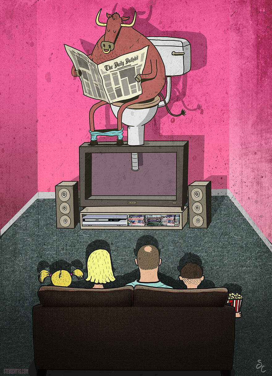 Steve Cutts consumismo Cultura Inquieta11