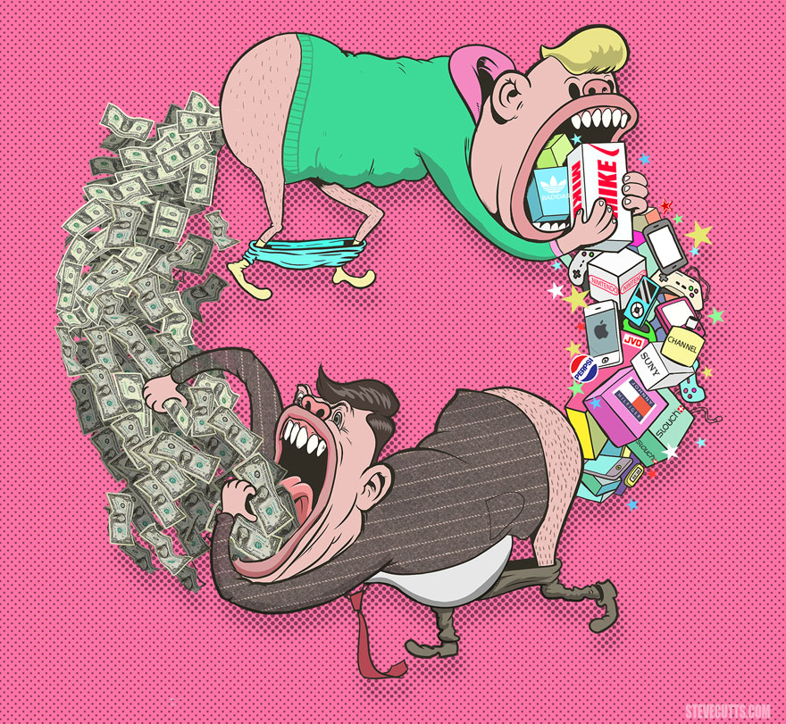 Steve Cutts consumismo Cultura Inquieta4