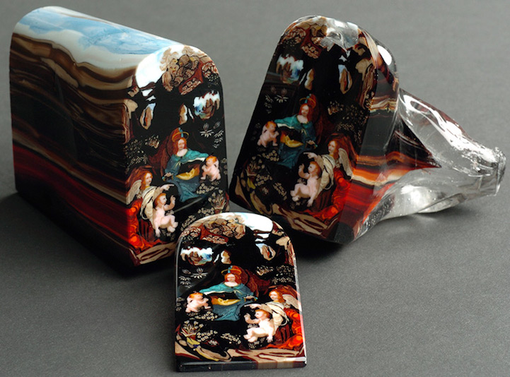 Loren Stump pintura vidrio rebanada Cultura Inquieta