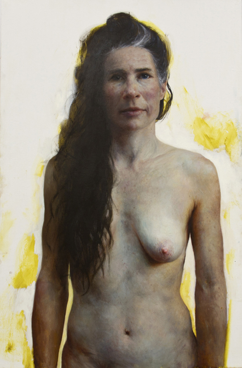 Pintura de una mujer desnuda por la pintora Aleah Chapin
