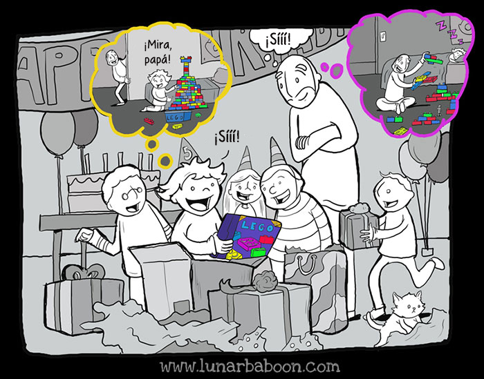 Chris Grady comic paternidad14