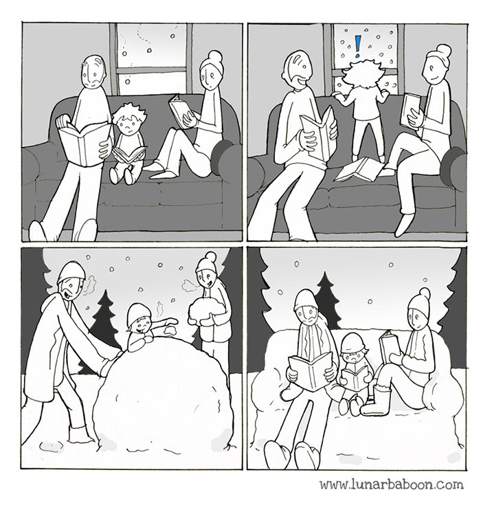 Chris Grady comic paternidad5