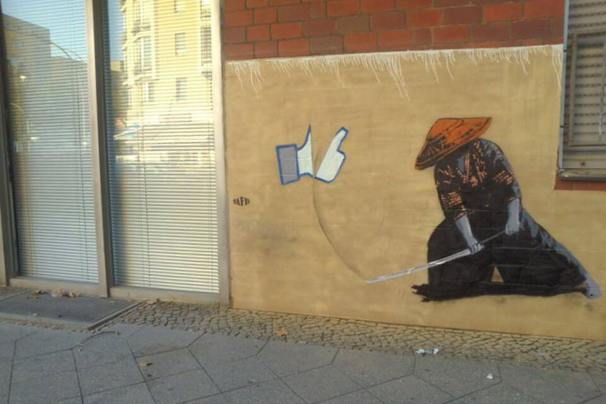 Nafir-Samurai-Likeism street art mural Cultura Inquieta