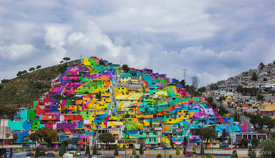Palmitas Mexico graffiti mural