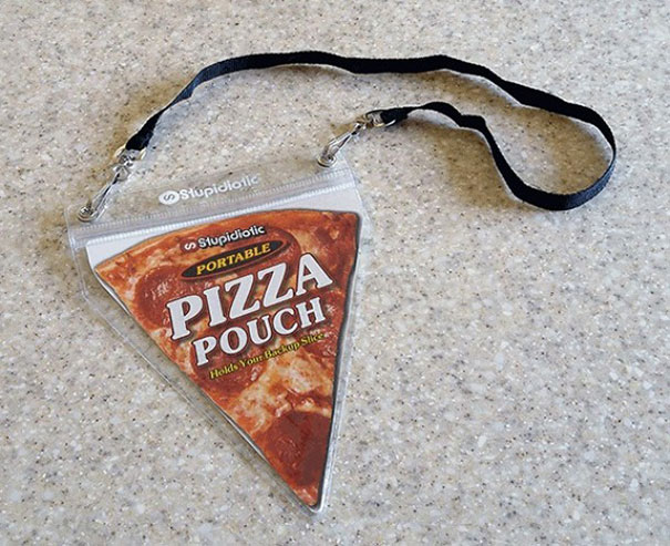 Pizza Pouch necklace collar pizza2