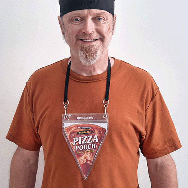 Pizza Pouch necklace collar pizza3