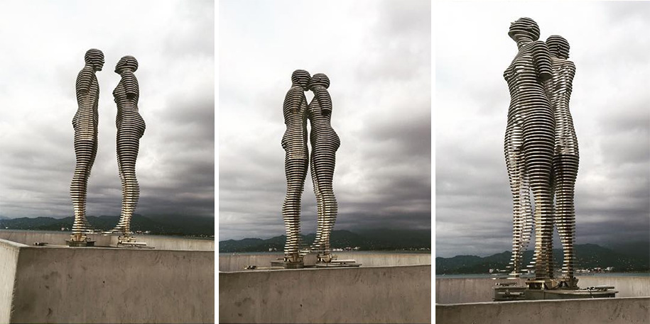 The Statue of Love estatua del amor Azerbaijani Cultura Inquieta