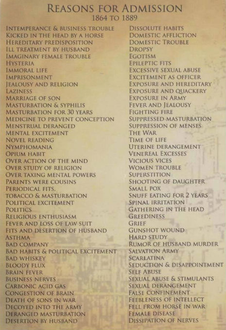 enfermedades mentales manicomios insane asylum