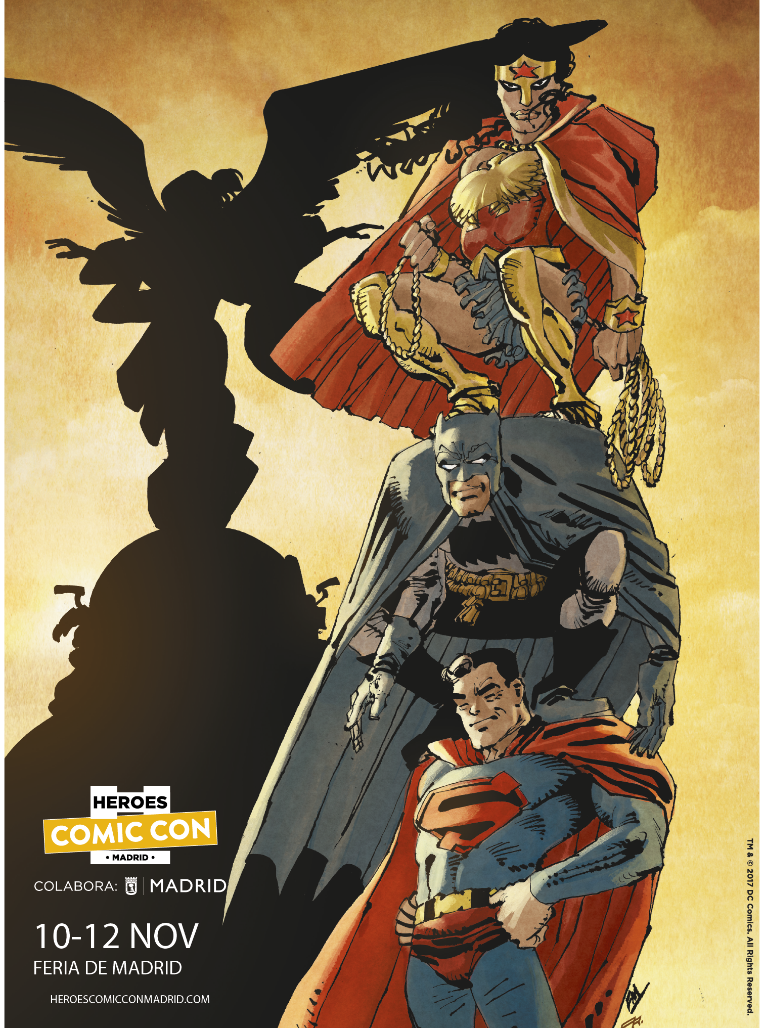 Cartel Heroes Comic Con Madrid CulturaInquieta
