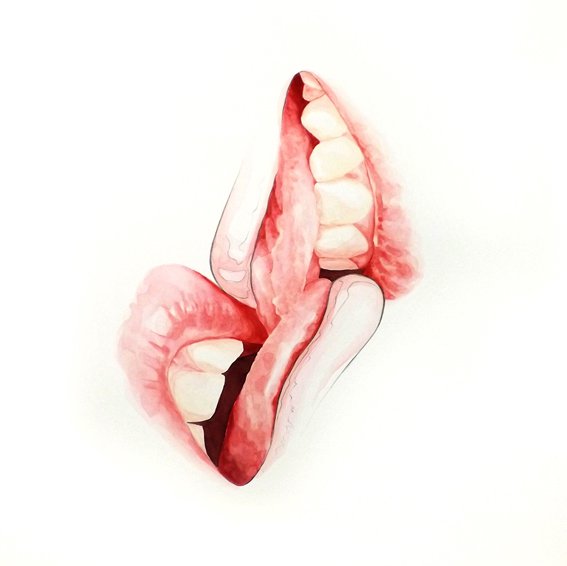 Sexual Healing Oscar Delmar, ilustración de labios