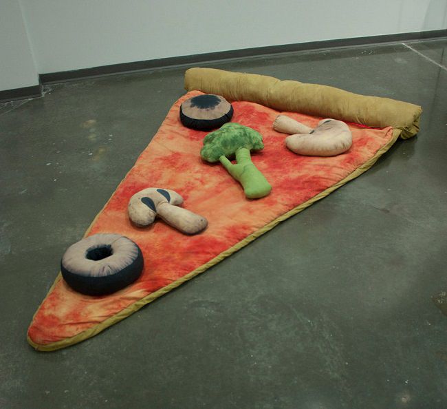 pizza sleeping bag saco de dormir1