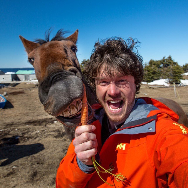 Allan Dixon selfie animal 13