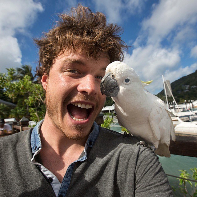Allan Dixon selfie animal 6