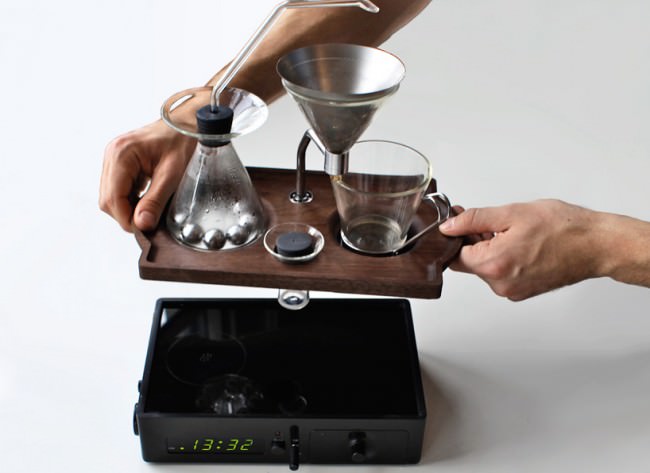 Barisieur Josh Renouf despertador alarma cafe alarm clock coffee8