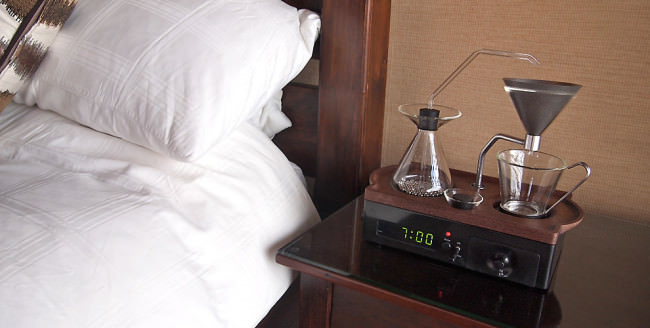 Barisieur Josh Renouf despertador alarma cafe alarm clock coffee9