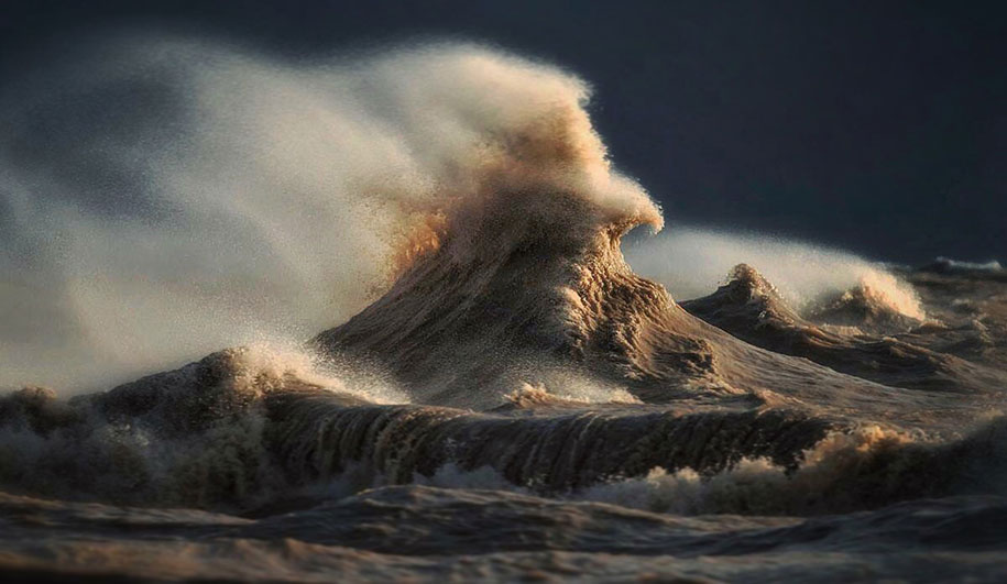 Dave Sandford Lake Erie waves