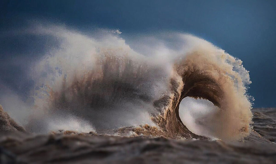 Dave Sandford Lake Erie waves 4