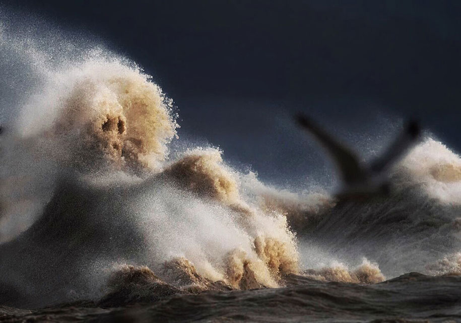 Dave Sandford Lake Erie waves 5